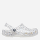 Chodaki dziecięce dla dziewczynki Crocs Classic Starry Glitter Clog TCR208620 27-28 Białe (196265333011) - obraz 1