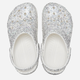 Chodaki dziecięce dla dziewczynki Crocs Classic Starry Glitter Clog TCR208620 27-28 Białe (196265333011) - obraz 3