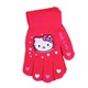 Перчатки детские с начесом Hello Kitty 3-5 года осень красный - изображение 3