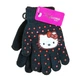 Перчатки детские с начесом Hello Kitty 3-5 года осень черный - изображение 1