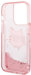 Etui Karl Lagerfeld Glitter Choupette Head do Apple iPhone 14 Pro Max Pink (3666339086992) - obraz 3