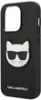 Etui Karl Lagerfeld Saffiano Choupette Head Patch do Apple iPhone 14 Pro Max Black (3666339076986) - obraz 4