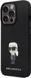 Etui Karl Lagerfeld Silicone Ikonik Metal Pin do Apple iPhone 14 Pro Max Black (3666339165987) - obraz 2