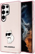 Панель Karl Lagerfeld Ikonik Choupette для Samsung Galaxy S23 Ultra Pink (3666339117757) - зображення 2