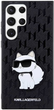 Etui Karl Lagerfeld Saffiano Monogram Choupette do Samsung Galaxy S23 Ultra Black (3666339117870) - obraz 2