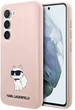 Панель Karl Lagerfeld Silicone Choupette для Samsung Galaxy S23 Pink (3666339117672) - зображення 1