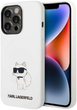 Панель Karl Lagerfeld Silicone Choupette MagSafe для Apple iPhone 14 Pro White (3666339087784) - зображення 1