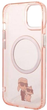 Панель Karl Lagerfeld Iconic Karl&Choupette Magsafe для Apple iPhone 14 Plus Pink 93666339087579) - зображення 2