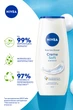 Гель-уход для душа NIVEA Creme Soft и миндальное масло 250 мл (4006000045382/4005808124015) - изображение 4