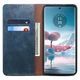 Чехол-книжка с кармашками UniCase Leather Wallet для Motorola Edge 40 Neo - Blue - изображение 2