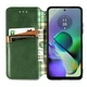 Чохол Deexe Rhombus Wallet для Motorola Moto G54 / G54 Power - Green - зображення 2