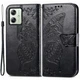 Чехол UniCase Butterfly Pattern для Motorola Moto G54 / G54 Power - Black - изображение 1