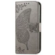 Чехол UniCase Butterfly Pattern для Motorola Moto G54 / G54 Power - Grey - изображение 6