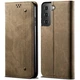 Чехол-книжка с кармашками UniCase Jeans Wallet для Samsung Galaxy S21 (G991) - Khaki - изображение 1