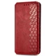 Чехол Deexe Rhombus Wallet для Motorola Moto G54 / G54 Power - Red - изображение 5