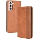 Чохол-книжка Deexe Retro Style для Samsung Galaxy S21 (G991) - Brown - зображення 1
