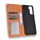 Чохол-книжка Deexe Retro Style для Samsung Galaxy S21 (G991) - Brown - зображення 4