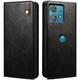 Чехол-книжка с кармашками UniCase Leather Wallet для Motorola Edge 40 Neo - Black - изображение 1
