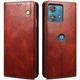 Чехол-книжка с кармашками UniCase Leather Wallet для Motorola Edge 40 Neo - Brown - изображение 1
