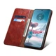 Чехол-книжка с кармашками UniCase Leather Wallet для Motorola Edge 40 Neo - Brown - изображение 4