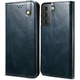 Чехол-книжка с кармашками UniCase Leather Wallet для Samsung Galaxy S21 (G991) - Blue - изображение 1