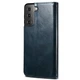 Чехол-книжка с кармашками UniCase Leather Wallet для Samsung Galaxy S21 (G991) - Blue - изображение 4