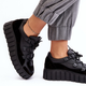 Sneakersy damskie skórzane na platformie do kostki Zazoo M01/1 39 Czarne (5905677958041) - obraz 5