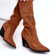 Kowbojki damskie Delia 41 Camel (5905677962895) - obraz 4