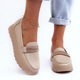 Жіночі сліпони Lemar Lehira 38 Світло-бежеві (5905677929690) - зображення 3