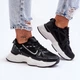Sneakersy damskie na wysokiej platformie Feluci 37 Czarne (5905677437904) - obraz 1