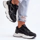 Sneakersy damskie na wysokiej platformie Feluci 37 Czarne (5905677437904) - obraz 3