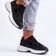Buty sportowe damskie damskie z siatką na platformie do kostki Venice 38 Czarne (5905677437799) - obraz 1