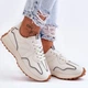 Buty sportowe damskie na platformie do kostki Faro 37 Beżowe (5905677428100) - obraz 6