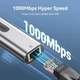 Адаптер USB 3.0 to Gigabit LAN Ethernet Adapter RJ45 1000mb/s для Samsung, Xiaomi, Lenovo та ін. Vention metal - зображення 2