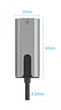 Адаптер USB 3.0 to Gigabit LAN Ethernet Adapter RJ45 1000mb/s для Samsung, Xiaomi, Lenovo та ін. Vention metal - зображення 6