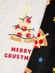 Плюшевая пижама Merry Crustmas черная (кофта+штаны) Primark 128см (400093847) - изображение 3