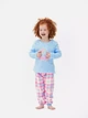 Пижама (кофта+штаны) голубая Shine Brightly Primark 116см (400093873) - изображение 5