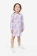 Платье длинный рукав сиреневое Эдинорог H&M 134-140см (400093898) - изображение 5