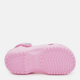 Chodaki dziecięce dla dziewczynki z ozdobami Crocs Classic Glitter Clog K 206993-6S0-J1 32-33 Różowe (196265217144) - obraz 6