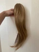 Шиньон прямой каскад на крабе Elegant 45 см светло-русый пшеничный - изображение 1