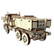 Механічний дерев'яний 3D пазл SUNROZ HIMARS. УКРАЇНСЬКА ХИМЕРА 272 ел. - зображення 5