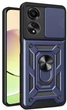 Чехол Camshield c кольцом-подставкой на OPPO A38 dark blue - изображение 1