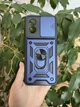 Чехол Camshield c кольцом-подставкой на OPPO A38 dark blue - изображение 2