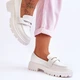 Loafersy damskie na grubej podeszwie Riverside 39 Białe (5905677115871) - obraz 2