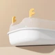 Туалет для кошек ELE PET 36 х 50 х 18см, c лопаткой, Белый (119-WHITE) - изображение 3