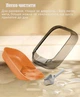 Туалет для кішок ELE PET 36 х 50 х 18см, з лопаткою, Помаранчевий (119-ORANGE) - зображення 4