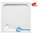 Душовий піддон Shower Coral 90x90x13 см квадратний акриловий з цільнолитою панеллю - зображення 3