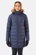 Пуховик женский Rab Deep Cover Parka QDB-33 14 Темно-синій - изображение 1