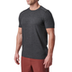 Футболка тактична потовідвідна 5.11 Tactical PT-R Charge Short Sleeve Top 2.0 Black Heather L (82128-135) - изображение 3