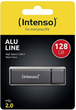 Pendrive Intenso Alu Line 128GB USB 2.0 Black (4034303030002) - obraz 3